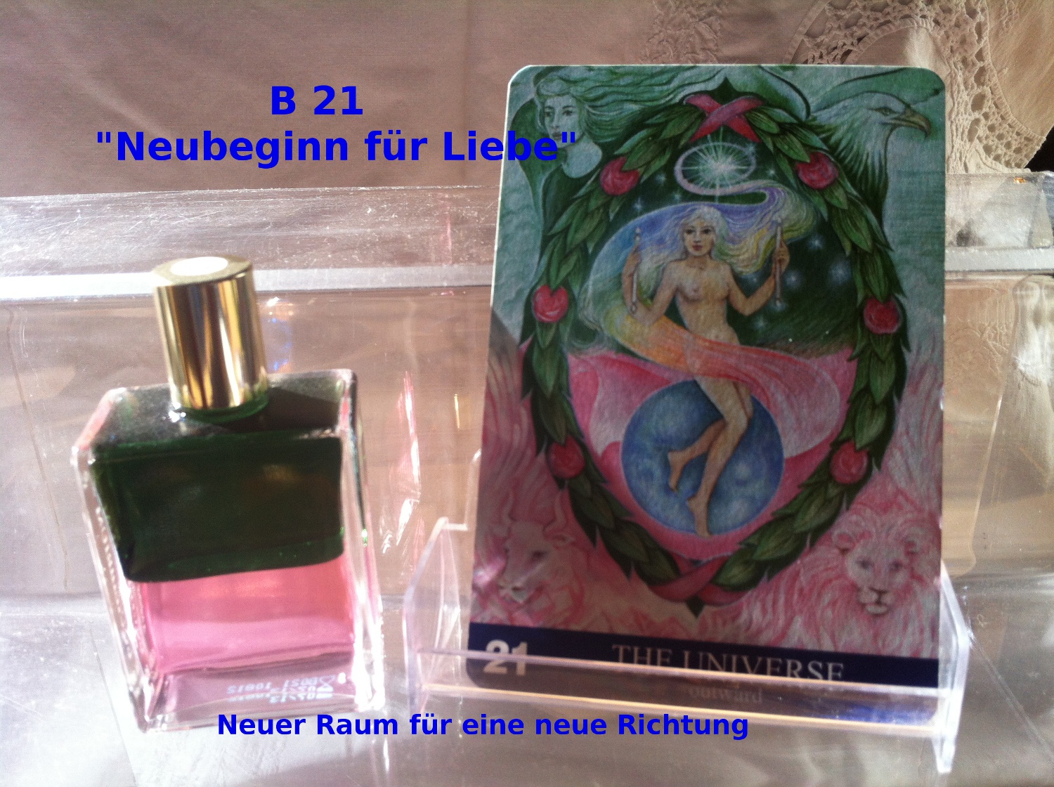 B 21  Grün/Rosa